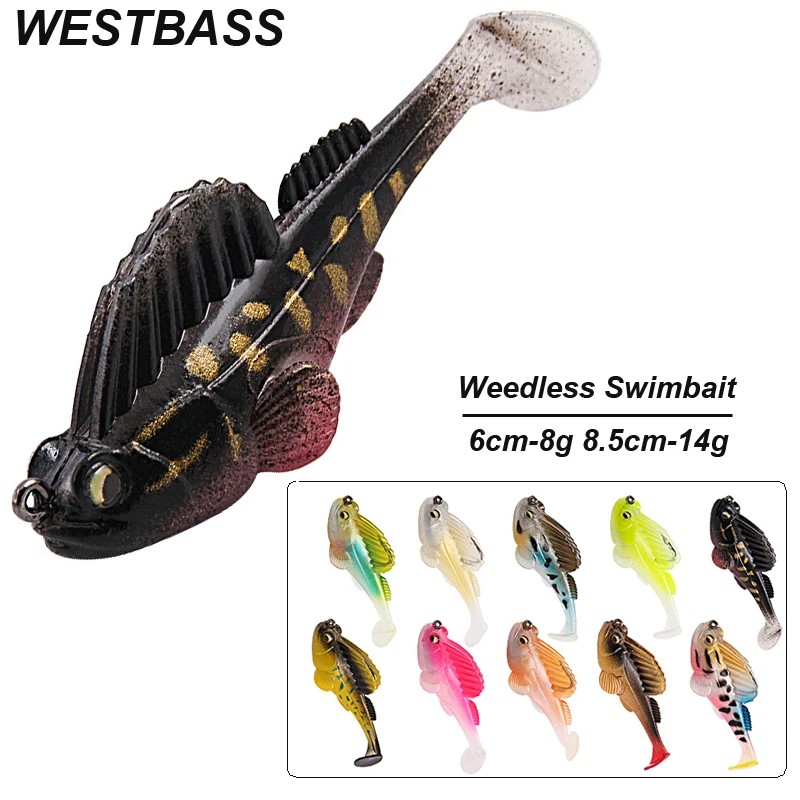 WESTBASS 1PX   Ʈ,   ̳,  Ʈ ̳, Ǹ ŷ ̳, Weicher Koder Isca , 8g-14g